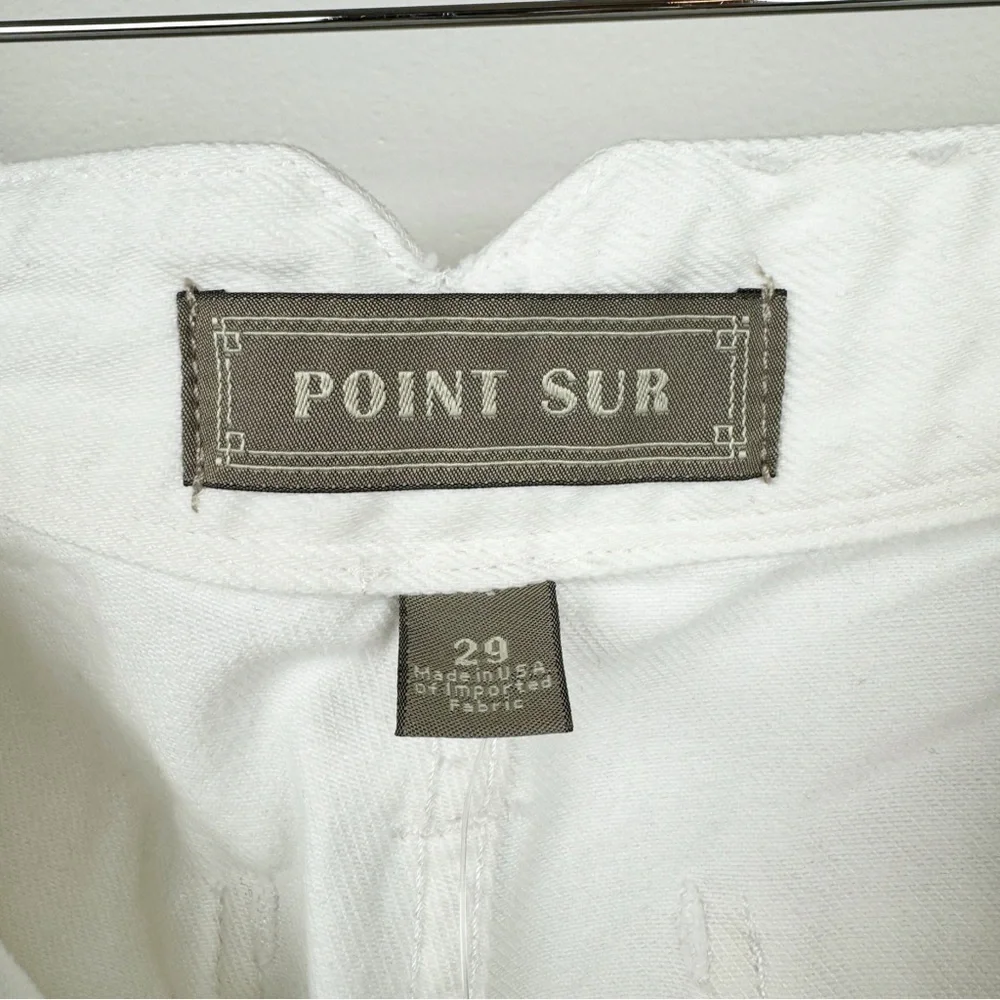 J. Crew Point Sur Wide-Leg Carpenter Jeans White Size 29 NWT